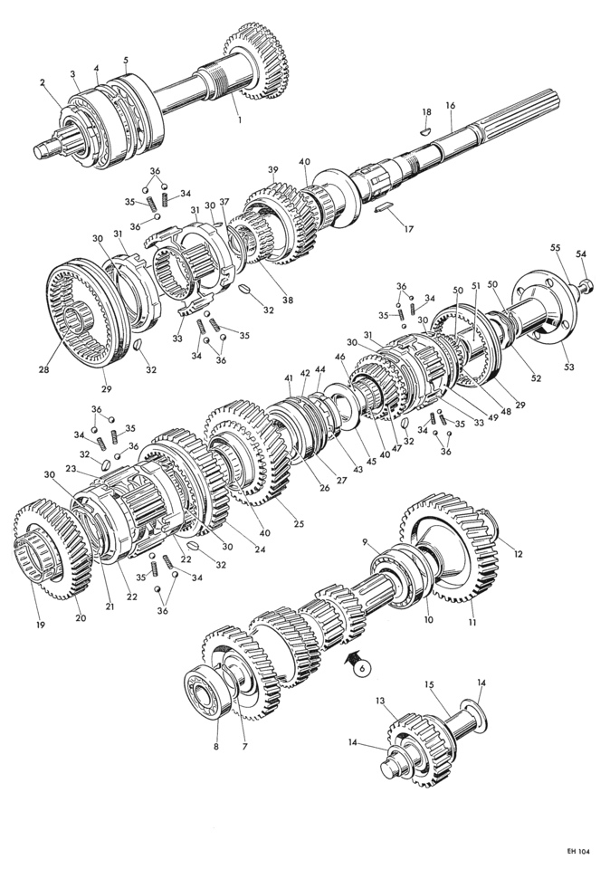 Output Flange & Bearing Kit