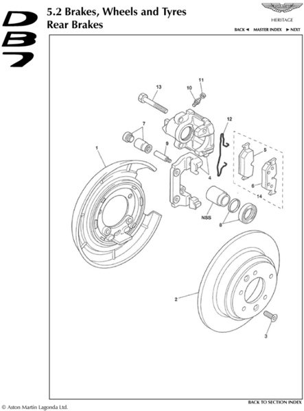 Brake Pad Set Rear Image 3