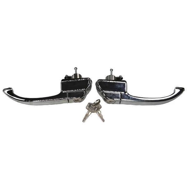 Locking Door Handles (Pair) Image 1