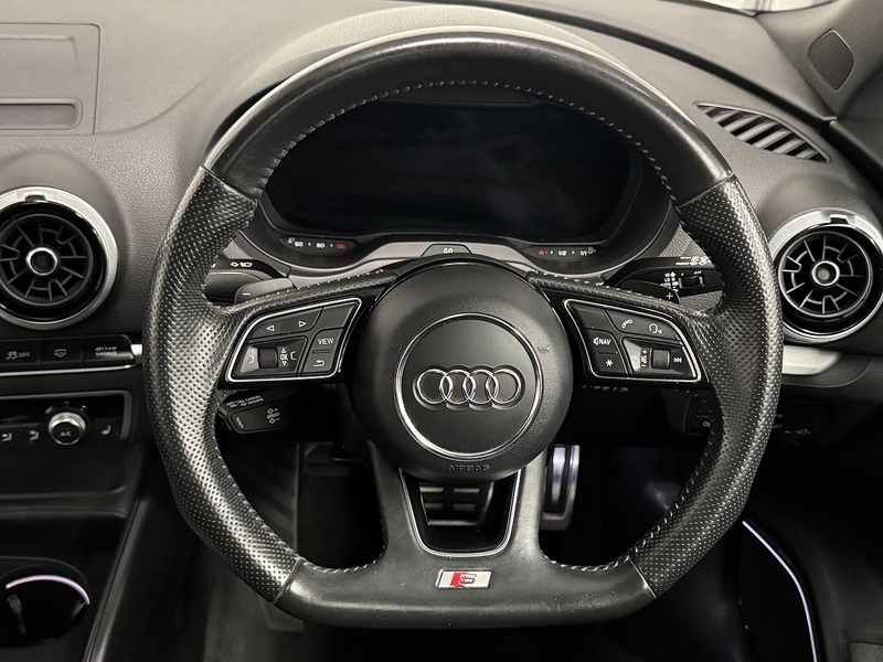 Audi S3 2.0 TFSI Black Edition Sportback 5dr Petrol S Tronic quattro Euro 6 (s/s) (310 ps) - U911
