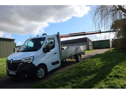 Renault Master 2.3 dCi ENERGY 35 Business LWB Dropside With Crane Euro 6 (s/s) (145 bhp) - U189