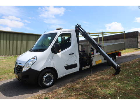 Vauxhall Movano 2.3 CDTi 3500 BiTurbo L3 Dropside With Crane RWD Euro 6 (130 ps) - U272