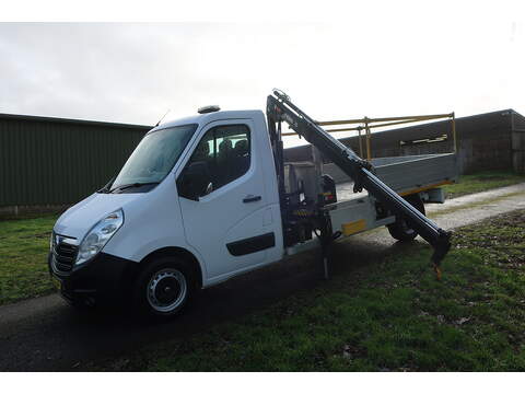 Vauxhall Movano 2.3 CDTi 3500 BiTurbo L3 Dropside With Crane RWD Euro 6 (130 ps) - U406