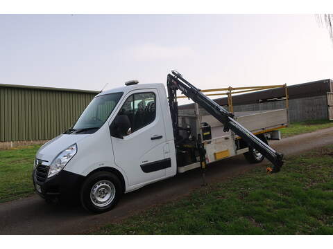 Vauxhall Movano 2.3 CDTi 3500 BiTurbo L3 Dropside With Crane RWD Euro 6 (130 ps) - U422