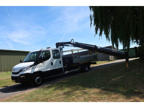 Iveco Daily 3.0 70C18D Utility Cab Dropside With Hiab Crane Euro 6 (180 bhp) - U472