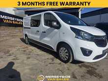 Vauxhall Vivaro 1.6 CDTi 2900 BiTurbo ecoTEC Sportive Crew Van Double Cab 5dr Diesel Manual L2 H1 Euro 6 (s/s) (6 