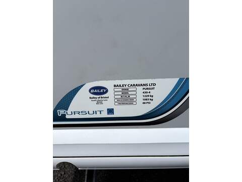 Bailey Pusuit 430-4 Compass Touring n/a n/a