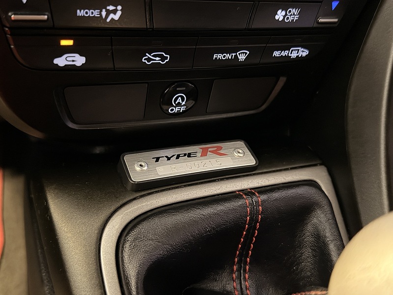 Honda Civic 2.0 i-VTEC Type R Hatchback 5dr Petrol Manual Euro 6 (s/s) (310 ps) - U258