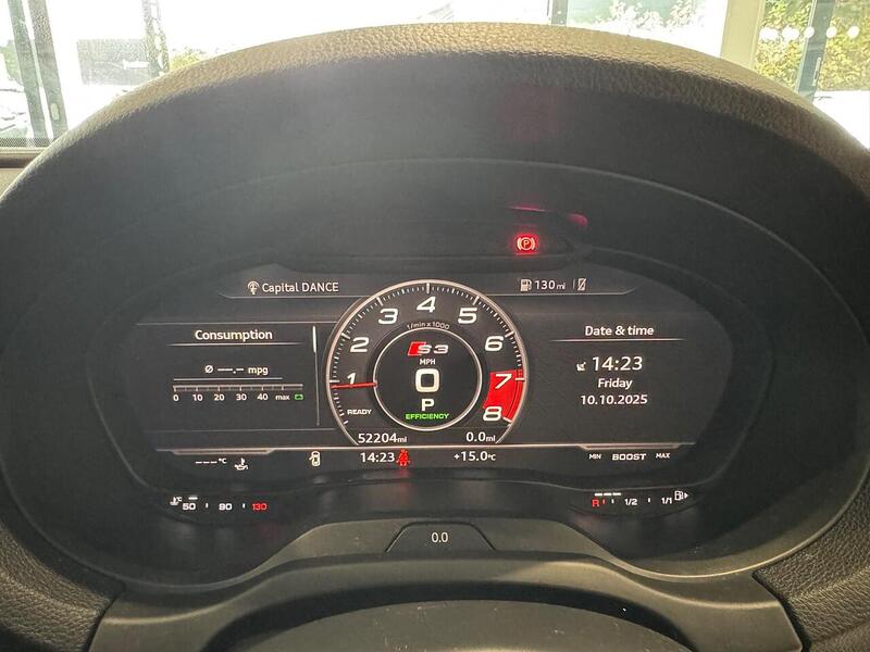 Audi S3 2.0 TFSI Black Edition Sportback 5dr Petrol S Tronic quattro Euro 6 (s/s) (310 ps) - U5987