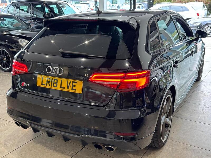 Audi S3 2.0 TFSI Black Edition Sportback 5dr Petrol S Tronic quattro Euro 6 (s/s) (310 ps) - U5987