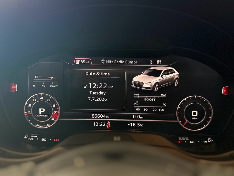 Audi S3 2.0 TFSI Hatchback 3dr Petrol S Tronic quattro Euro 6 (s/s) (310 ps) - U6525