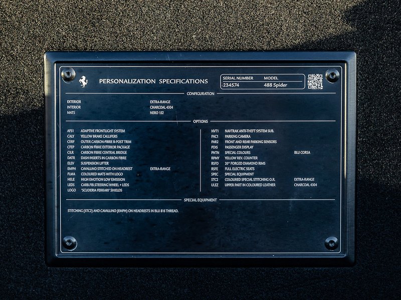 Ferrari 488 Spider  - U5801