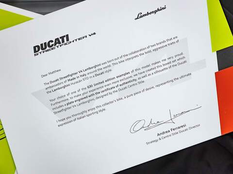 Ducati Streetfighter V4 Lamborghini  - U5864