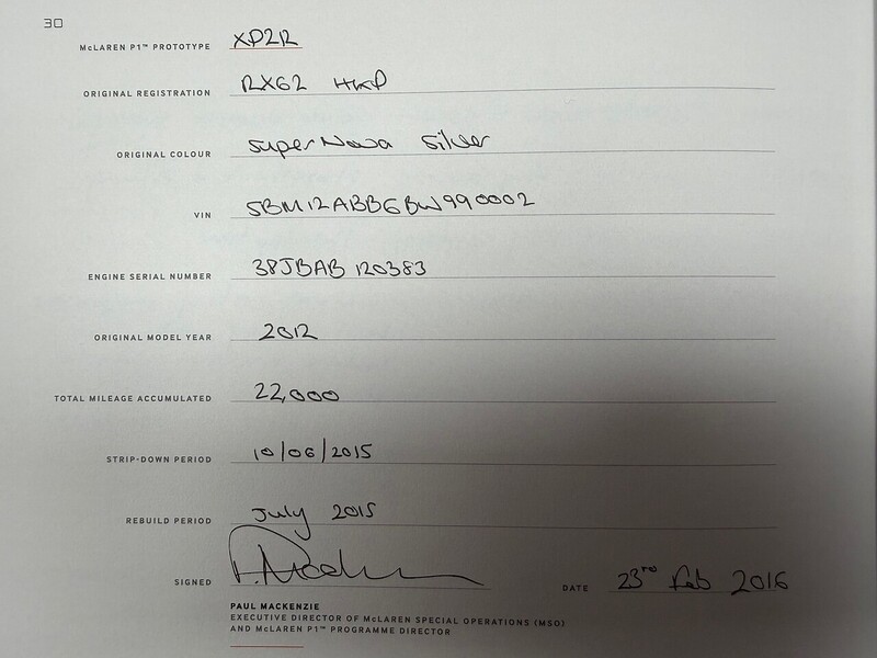 McLaren P1 - XP2R  - U5867