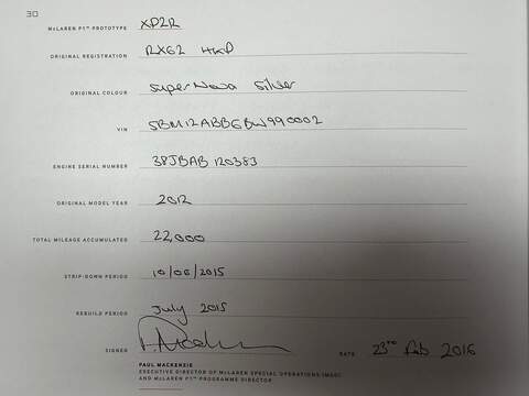 McLaren P1 - XP2R  - U5867