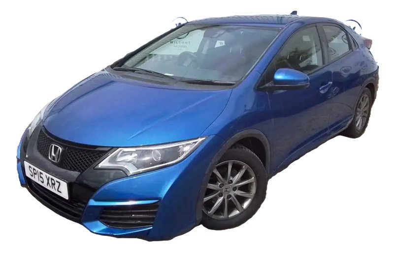 Blue 2015 Honda Civic 1.8 S (1 CD) Hatchback Hatchback Front-wheel drive Manual
