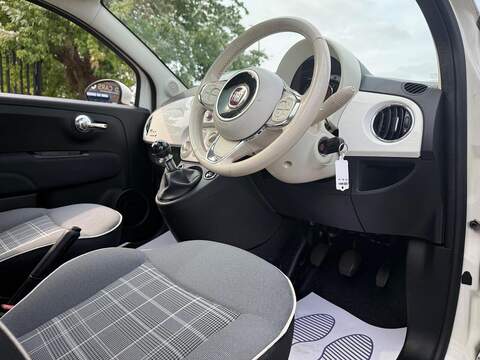 Fiat 500 1.2 Lounge Hatchback 3dr Petrol Manual Euro 6 (s/s) (69 bhp) - U239
