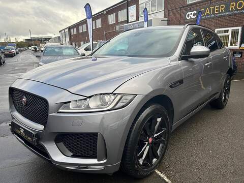 Jaguar F-PACE 2.0 D180 Chequered Flag SUV 5dr Diesel Auto AWD Euro 6 (s/s) (180 ps) - U502