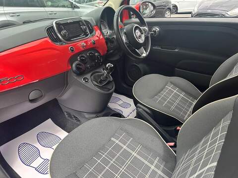 Fiat 500 1.2 Lounge Hatchback 3dr Petrol Manual Euro 6 (s/s) (69 bhp) - U652