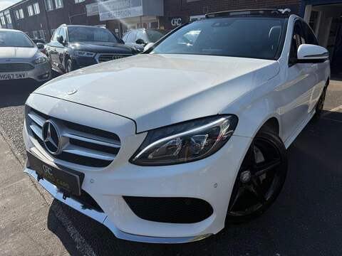 Mercedes-Benz C Class 2.1 C300dh AMG Line (Premium Plus) Saloon 4dr Diesel Hybrid G-Tronic+ Euro 6 (s/s) (231 ps) - U677
