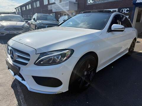 Mercedes-Benz C Class 2.1 C300dh AMG Line (Premium Plus) Saloon 4dr Diesel Hybrid G-Tronic+ Euro 6 (s/s) (231 ps) - U677