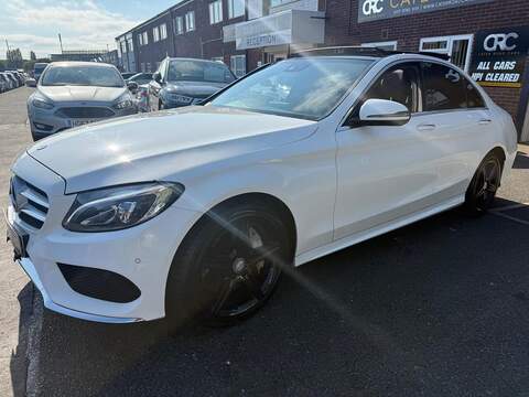 Mercedes-Benz C Class 2.1 C300dh AMG Line (Premium Plus) Saloon 4dr Diesel Hybrid G-Tronic+ Euro 6 (s/s) (231 ps) - U677