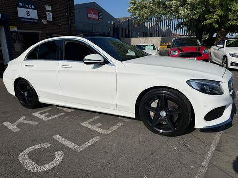 Mercedes-Benz C Class 2.1 C300dh AMG Line (Premium Plus) Saloon 4dr Diesel Hybrid G-Tronic+ Euro 6 (s/s) (231 ps) - U677