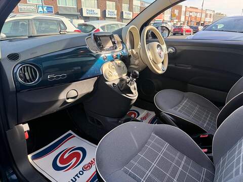 Fiat 500 1.2 Lounge Hatchback 3dr Petrol Manual Euro 6 (s/s) (69 bhp) - U764