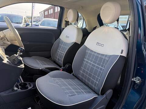 Fiat 500 1.2 Lounge Hatchback 3dr Petrol Manual Euro 6 (s/s) (69 bhp) - U764
