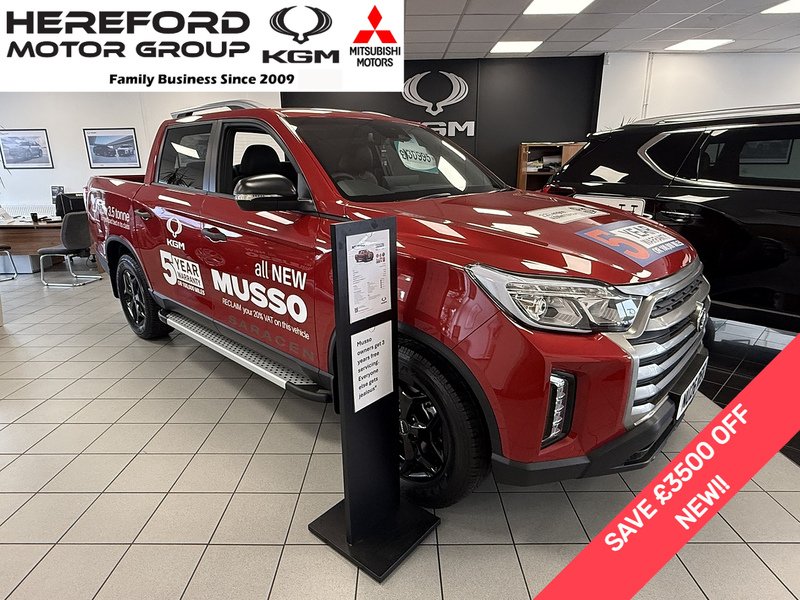 KGM Musso 2.2D Saracen Pickup Double Cab 4dr Diesel Auto 4WD Euro 6 (202 ps) - U1386