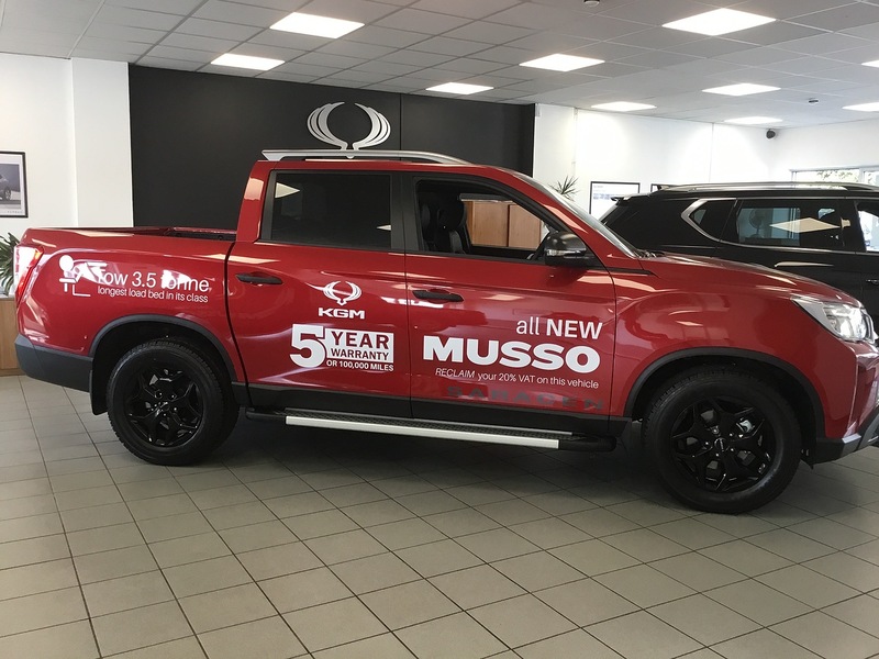KGM Musso 2.2D Saracen Pickup Double Cab 4dr Diesel Auto 4WD Euro 6 (202 ps) - U1386