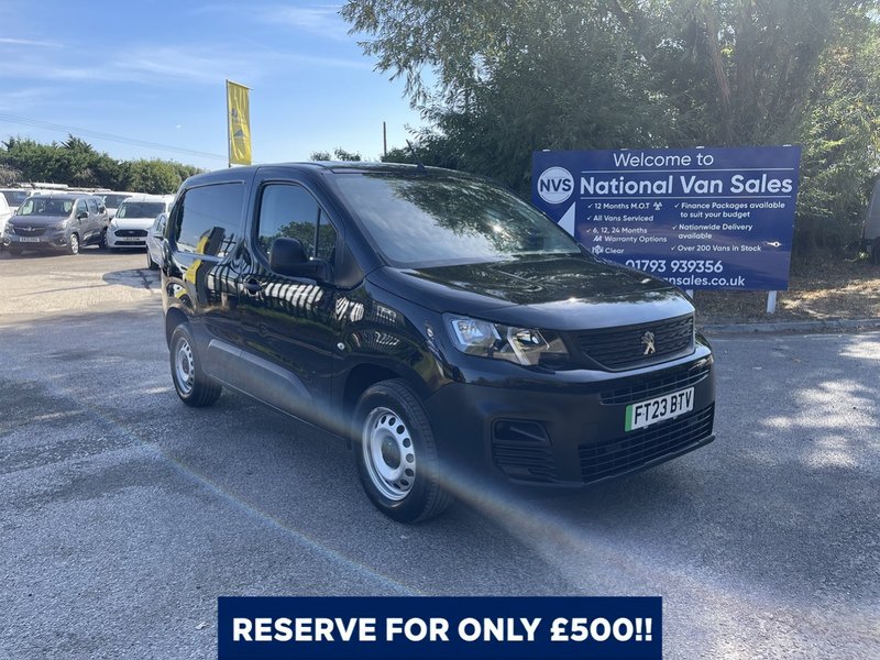 Peugeot e-Partner 800 50kWh Professional Premium + Standard Panel Van Auto SWB 5dr (7.4kW Charger) - U1040