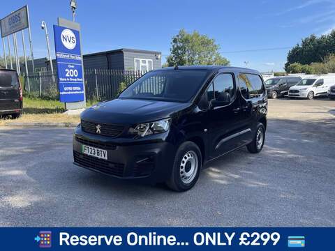 Peugeot e-Partner 800 50kWh Professional Premium + Standard Panel Van Auto SWB 5dr (7.4kW Charger) - U1040