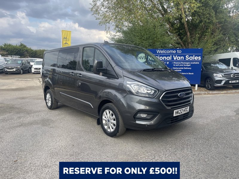 Ford Transit Custom 2.0 320 EcoBlue Limited Crew Van L2 H1 Euro 6 (s/s) 5dr (6 Seat) - U1076