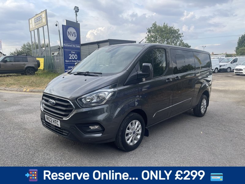 Ford Transit Custom 2.0 320 EcoBlue Limited Crew Van L2 H1 Euro 6 (s/s) 5dr (6 Seat) - U1076