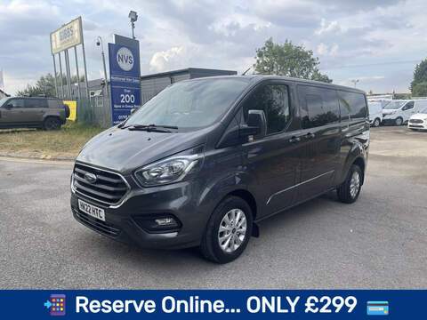Ford Transit Custom 2.0 320 EcoBlue Limited Crew Van L2 H1 Euro 6 (s/s) 5dr (6 Seat) - U1076