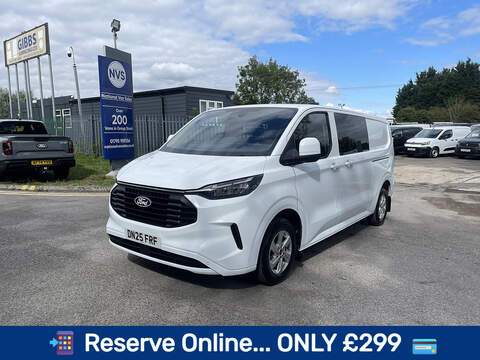 Ford Transit Custom 2.0 320 EcoBlue Limited Crew Van L2 H1 Euro 6 (s/s) 5dr - U1120