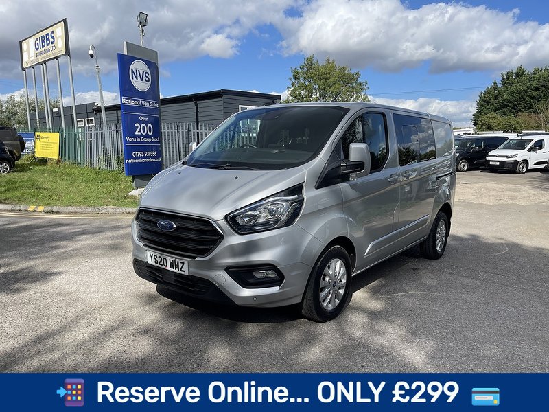 Ford Transit Custom 2.0 320 EcoBlue Limited Crew Van L1 H1 Euro 6 (s/s) 5dr - U1141
