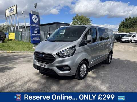 Ford Transit Custom 2.0 320 EcoBlue Limited Crew Van L1 H1 Euro 6 (s/s) 5dr - U1141