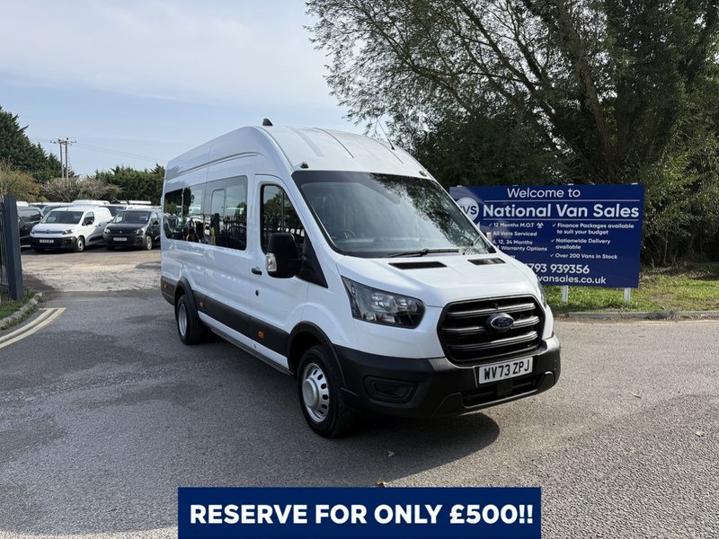 Ford Transit 2.0 460 EcoBlue Leader Auto RWD L4 H3 Euro 6 (s/s) 5dr (17 Seat, DRW) - U1153