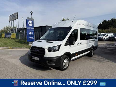 Ford Transit 2.0 460 EcoBlue Leader Auto RWD L4 H3 Euro 6 (s/s) 5dr (17 Seat, DRW) - U1153