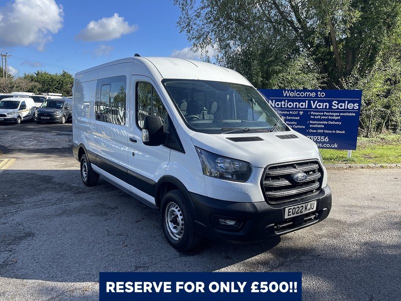 Ford Transit 2.0 350 EcoBlue Leader Crew Van RWD L3 H2 Euro 6 (s/s) 6dr - U1175