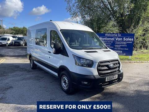Ford Transit 2.0 350 EcoBlue Leader Crew Van RWD L3 H2 Euro 6 (s/s) 6dr - U1175