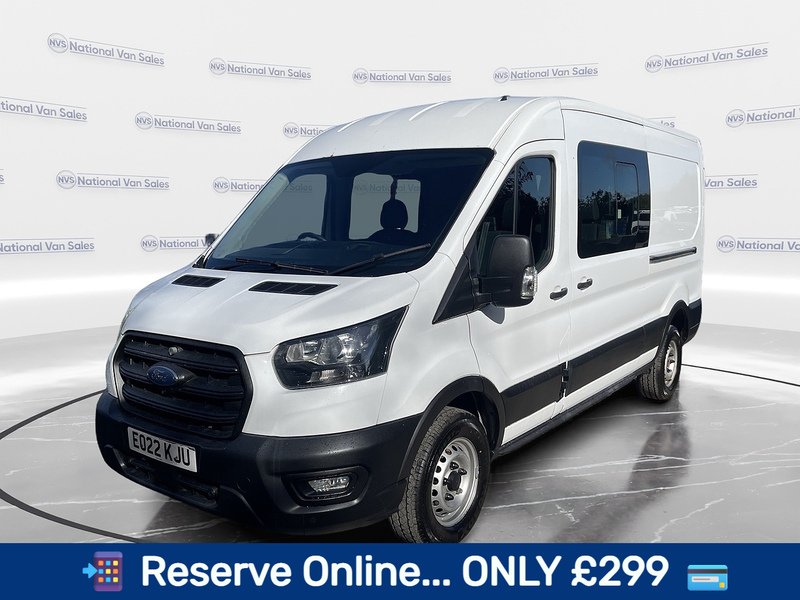 Ford Transit 2.0 350 EcoBlue Leader Crew Van RWD L3 H2 Euro 6 (s/s) 6dr - U1175