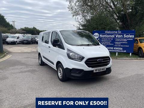Ford Transit Custom 2.0 280 EcoBlue Crew Van L1 H1 Euro 6 5dr (5 Seat) - U1181