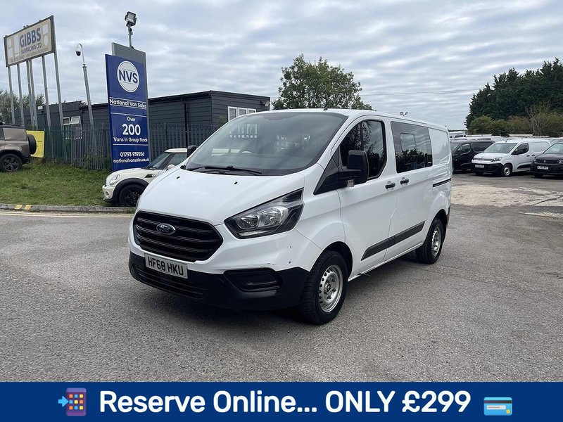Ford Transit Custom 2.0 280 EcoBlue Crew Van L1 H1 Euro 6 5dr (5 Seat) - U1181