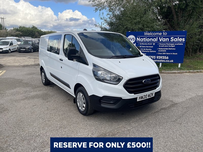 Ford Transit Custom 2.0 300 EcoBlue Leader Crew Van L2 H1 Euro 6 (s/s) 5dr - U1185