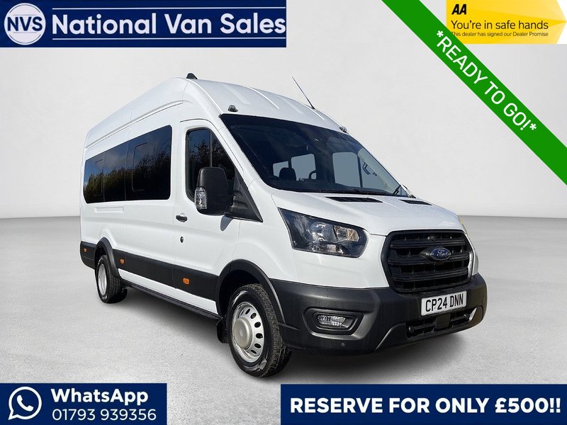 Ford Transit 2.0 460 EcoBlue Trend RWD L4 H3 Euro 6 (s/s) 5dr (17 Seat, DRW) - U247