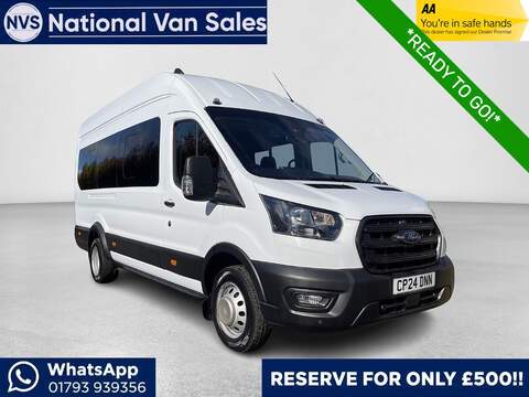 Ford Transit 2.0 460 EcoBlue Trend RWD L4 H3 Euro 6 (s/s) 5dr (17 Seat, DRW) - U247