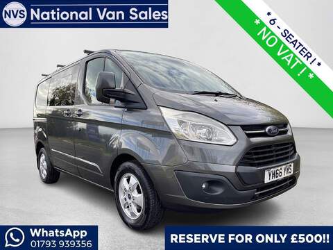 Ford Transit Custom 1.6 dCi ENERGY 27 Business Minibus Double Cab 5dr Diesel Manual SWB Euro 6 (s/s) (9 Seat) (95 ps)